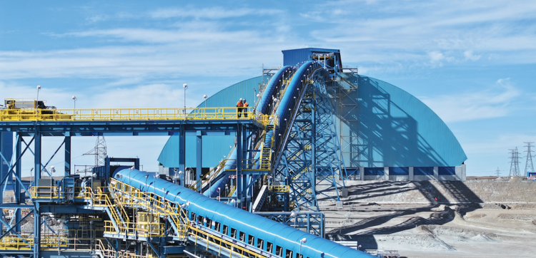 The world’s longest underground inclined conveyor in Mongolia